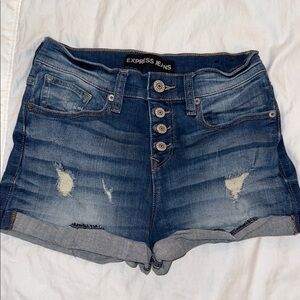 ExpressWomen's Blue Denim Shorts